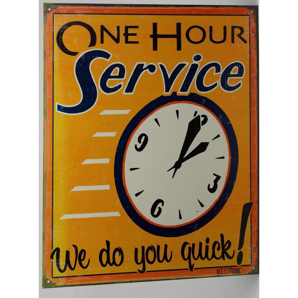 Vintage metal sign funny, humor